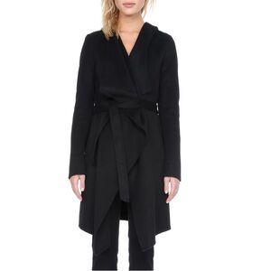 Soia & Kyo Samia Black Wrap Coat